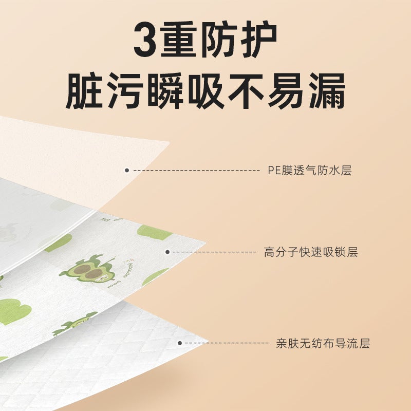 Deyou Disposable Bibs For Babies, Waterproof Bibs, Baby Feeding Pads, Newborn Anti-Spit-Up Pads, Gauze, Economical Pack - Image 3